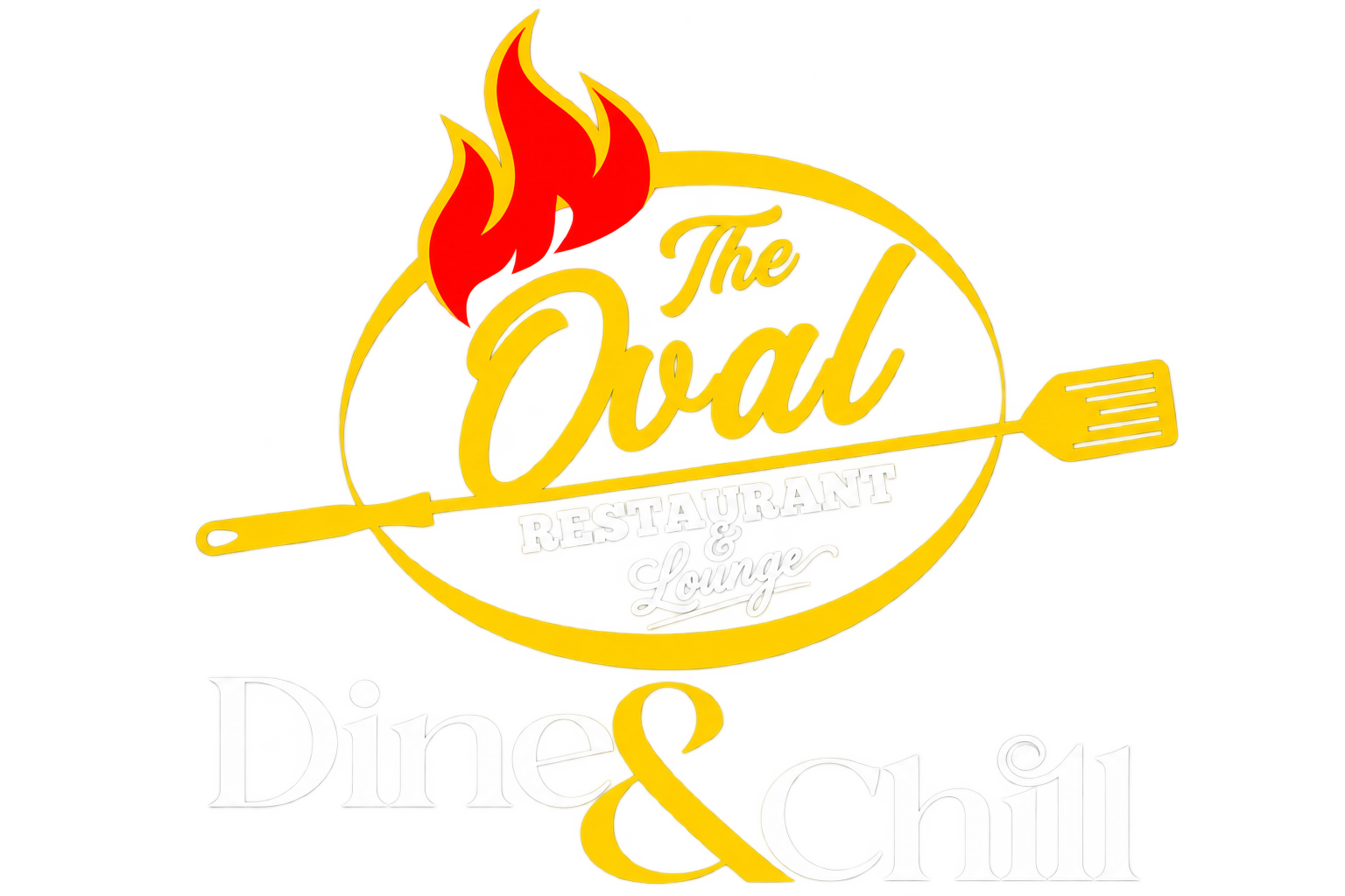 The Oval Restaurant & Lounge logo — Dine & Chill