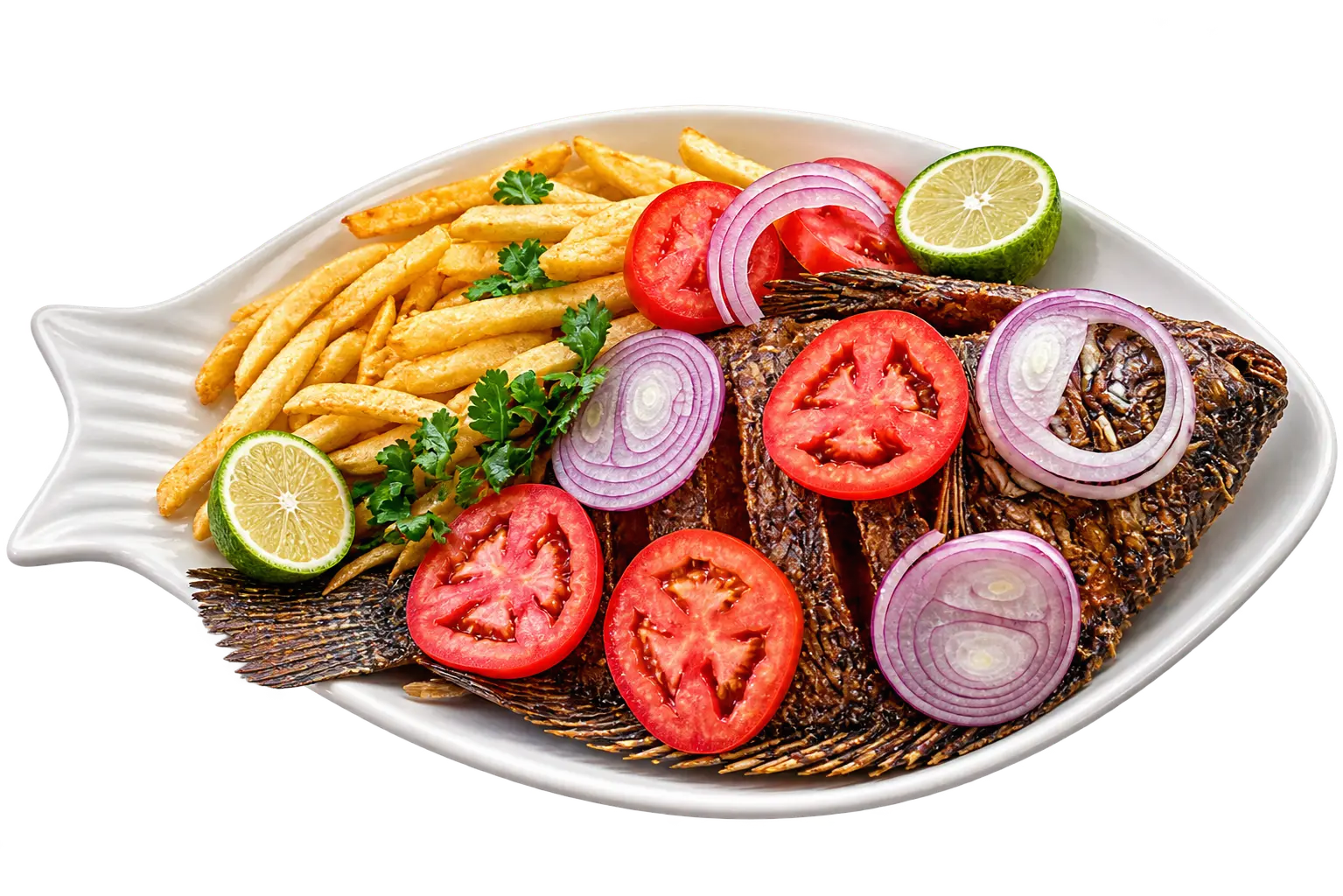 Dry Fried Fish & Chips